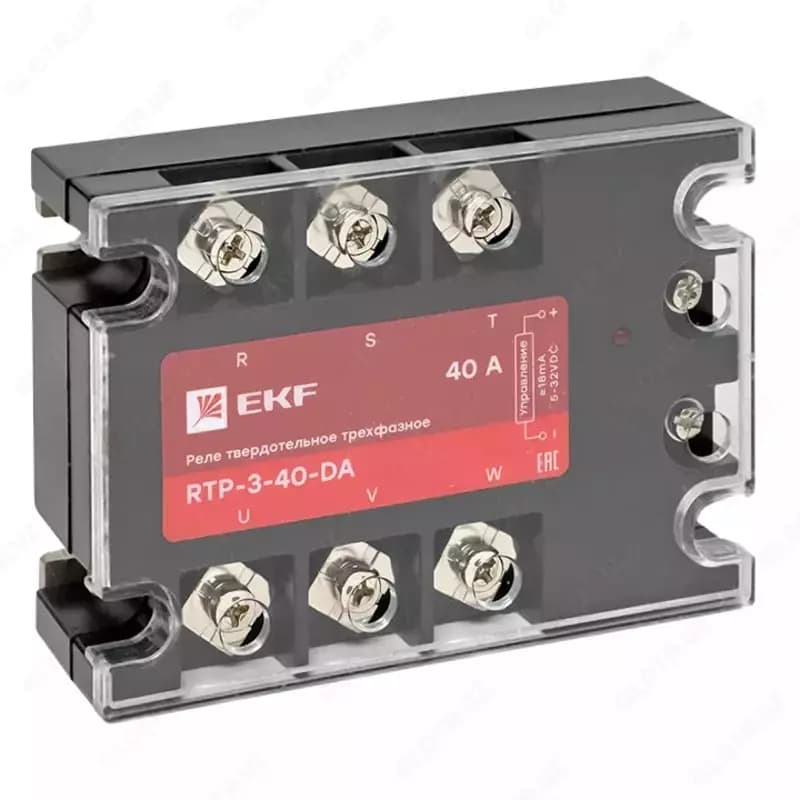 Реле твердотельное (трехфазное) ”EKF” PROxima RTP-40-DA (Арт. - 1165414) — 1