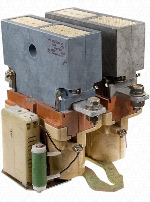 Контактор МК-6-20-Т 380В 50Гц напр. катушки управления 220В 50Гц 2з — 2