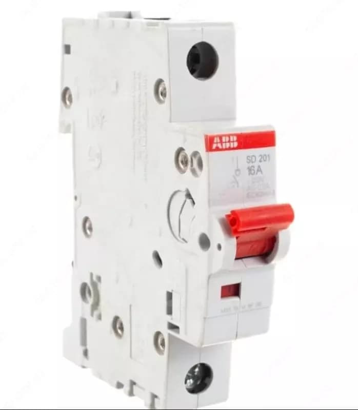 Рубильник ABB 1п SD201/16 рычаг красный 2CDD281101R0016 — 1