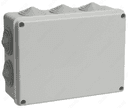 Коробка распаячная для о/п 190х140х70 мм IP55 (RAL7035, 10 гермовводов)