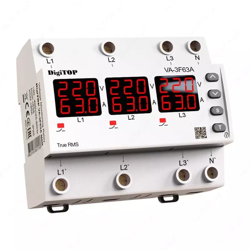 VA-3F63A M6R Реле напряжения VA-3F63A M6R — 1