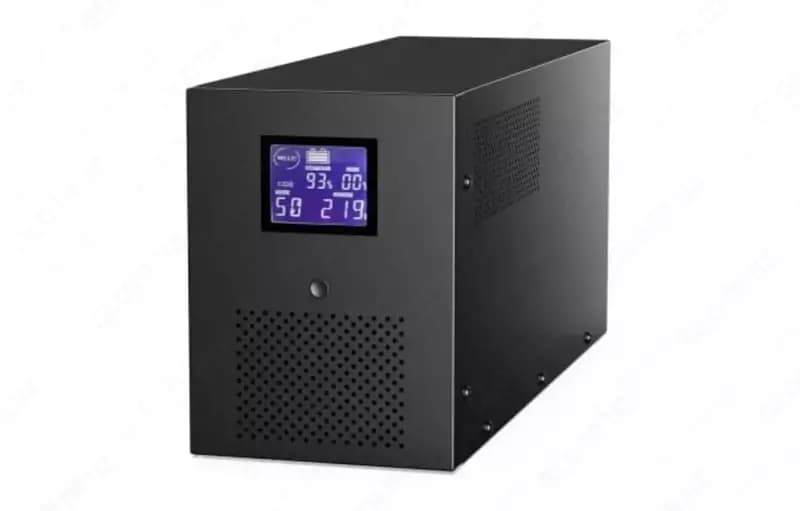Источник бесперебойного питания (UPS) "Avtech" SMART AVT-3000 LED AVR LCD, 3kVA, 1800ВТ, 145-290V, 4х12В/9А-ч MHB, 3 розетки USB, RJ45 — 2