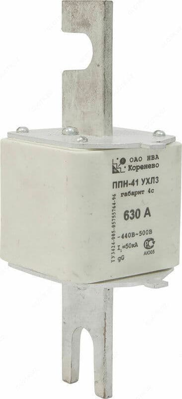 Плавкая вставка ППН41-70-00УХЛ3 (630А) Г.4 — 1