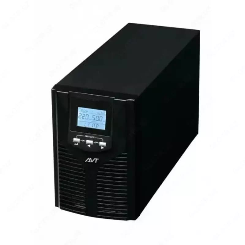 Источник бесперебойного питания (UPS) ”Avtech” EA902PROH, 2kVA 2000VA | without battery, DC 72V (3x12V) | 3xEU socket,USB/RJ45 | Мощность 18... — 1