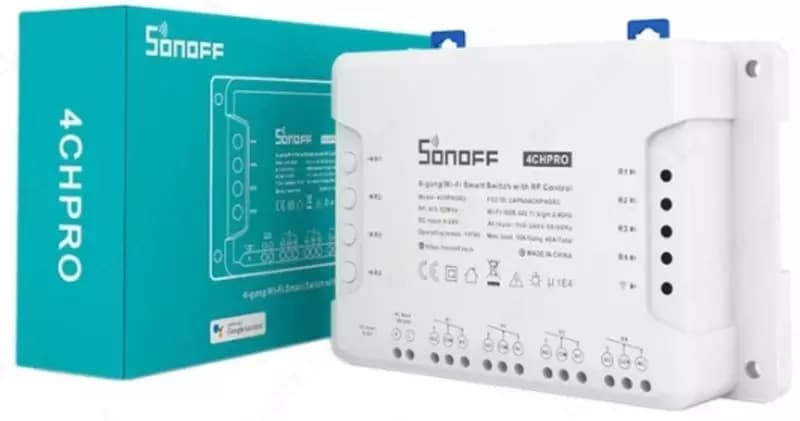 Sonoff 4ch pro r3 четырех канальное WIFI реле работает через приложение Ewelink и Tuya — 1
