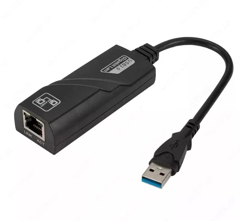 Адаптер переходник USB Lan 10/100/1000Mb — 1