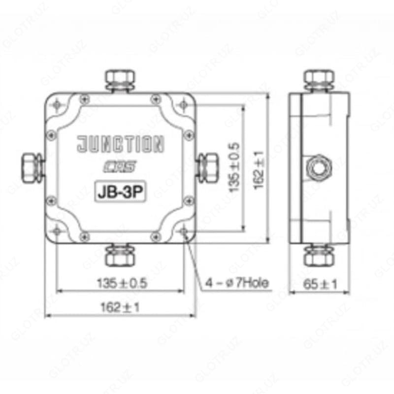 Клеммная соединительная коробка CAS JB-3P (сумматор) — 2