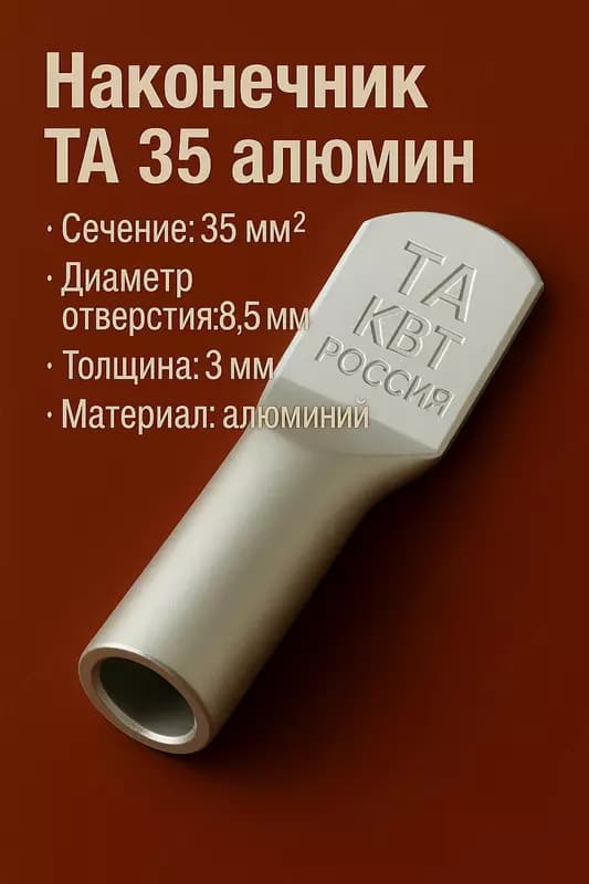 Наконечник ТА 35 алюмин КВТ (РОССИЯ) — 1