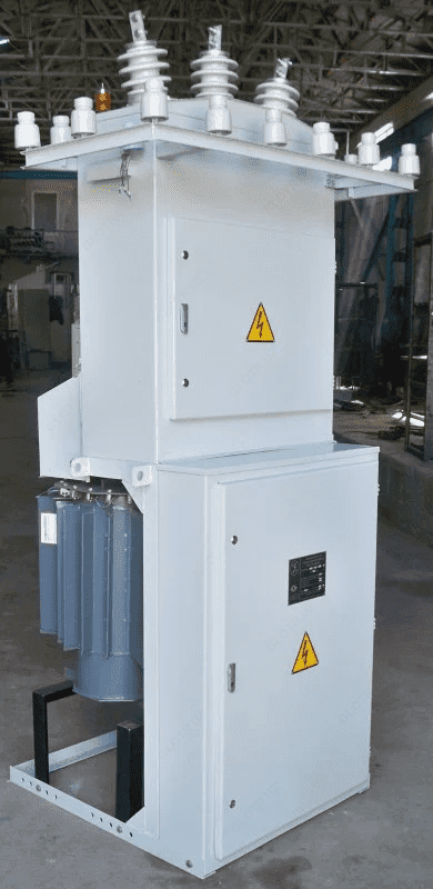 Комплектная трансформаторная подстанция типа КТПС-100/10(6)/0,4-У1 KV-A с разъединителем типа РЛНД — 1