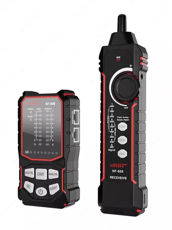 Noyafa NF-808 Многофункциональный сетевой кабельный тестировщик для теста и трассера RJ45 RJ11 — 1