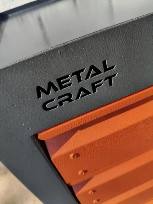 Инструментальная тележка (мобильная) "Metalcraft", металл, 940х600(770)х450 мм, 7 ящ. г/п до 50 кг (Серая/желтая) — 3