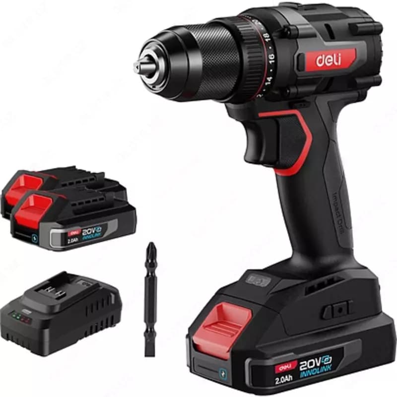 Дрель электрическая (без аккумулятора) 20v EDE-DZ20-1 Deli — 3
