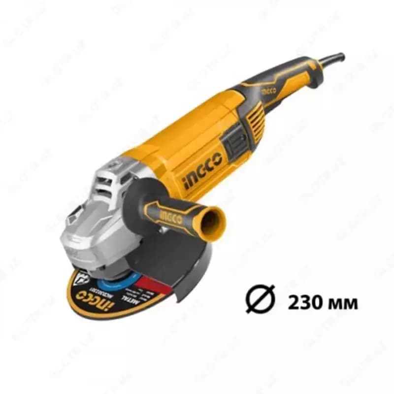 Угловая шлифовальная машина (болгарка) ”INGCO” Industrial AG30008, 230 мм (Арт. - 1205255) — 2