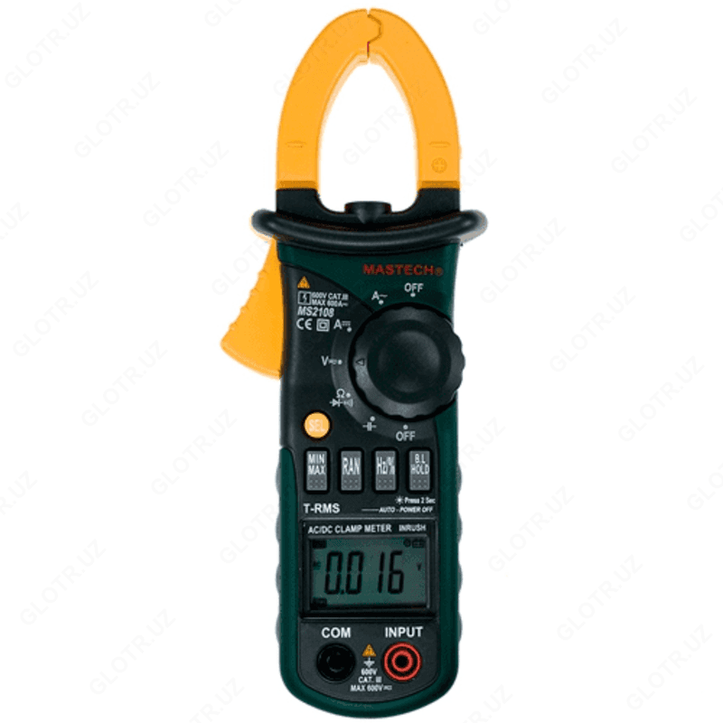 MS2108 — клещи токоизмерительные цифровые автоматические — 1