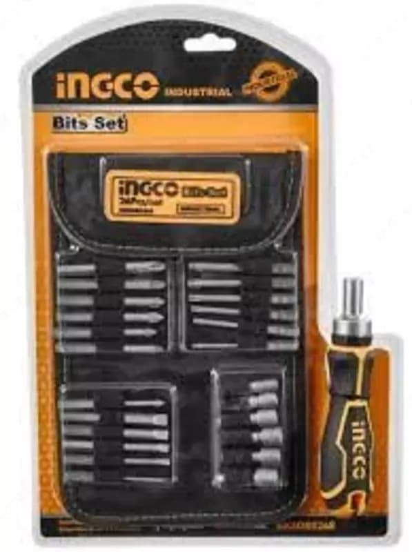 Отвертка с набором насадок и головок 26 шт INGCO HKSDB0268 INDUSTRIAL — 2