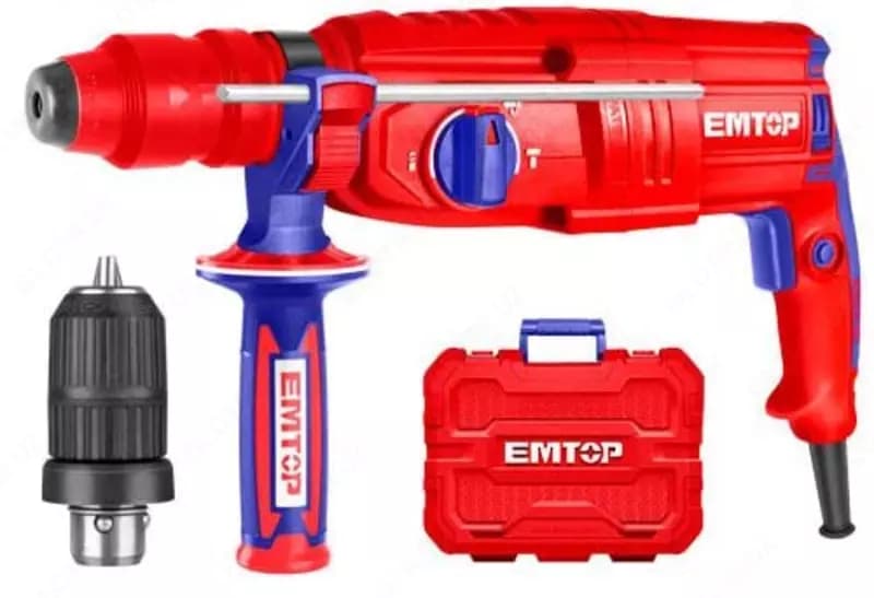 Электрический перфоратор ”EMTOP” ERHRL802, 800 Вт, SDS-Plus — 1