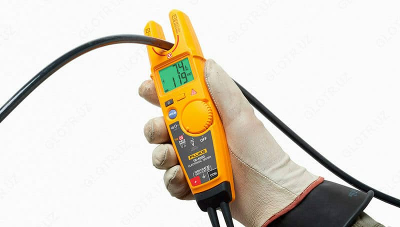 Fluke T6-1000 KIT — комплект тестера электрооборудования, футляра и набора зажимов типа «крокодил» — 2