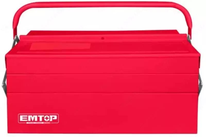 Ящик для инструментов (металлический) ”EMTOP” ETBXS0301, 3 уровня, 5 лотков — 2