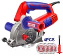 Сетевой штроборез ”EMTOP” EMCR15001, 125 мм, 1500Вт, 4 диска, резьба М14