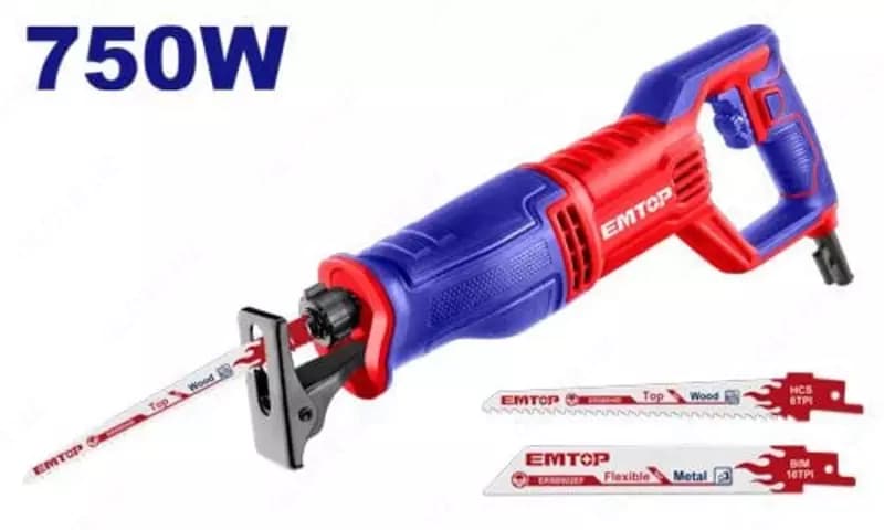 Сетевая сабельная пила ”EMTOP” ERSW7501, 750Вт — 1