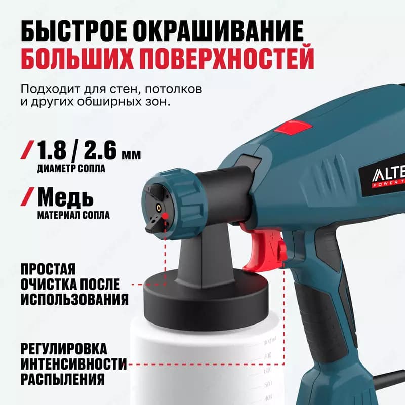 Краскораспылитель ALTECO SG 2203 — 4