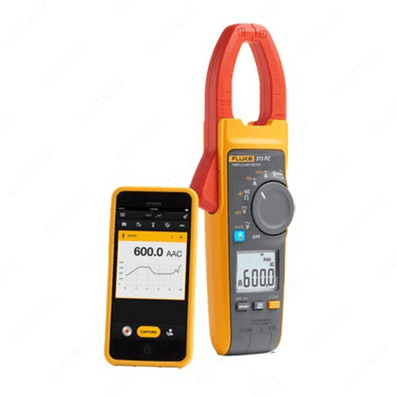 Fluke 374 FC — токовые клещи True-RMS c функцией беспроводной связи — 1