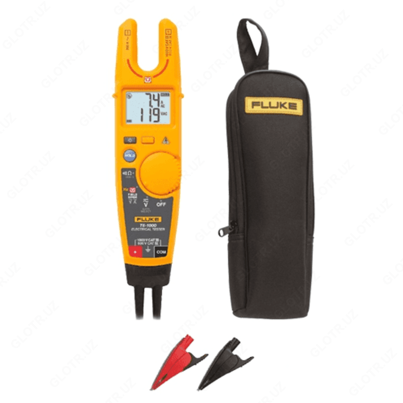 Fluke T6-1000 KIT2 — комплект тестера электрооборудования, футляра С150 и набора зажимов типа крокодил АС285 — 1