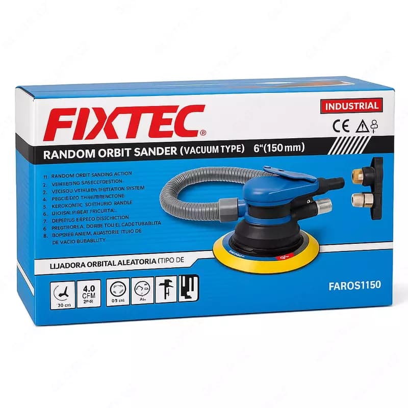 FIXTEC Random Orbit Sander (Vacuum Type) 6” (150мм). — 1