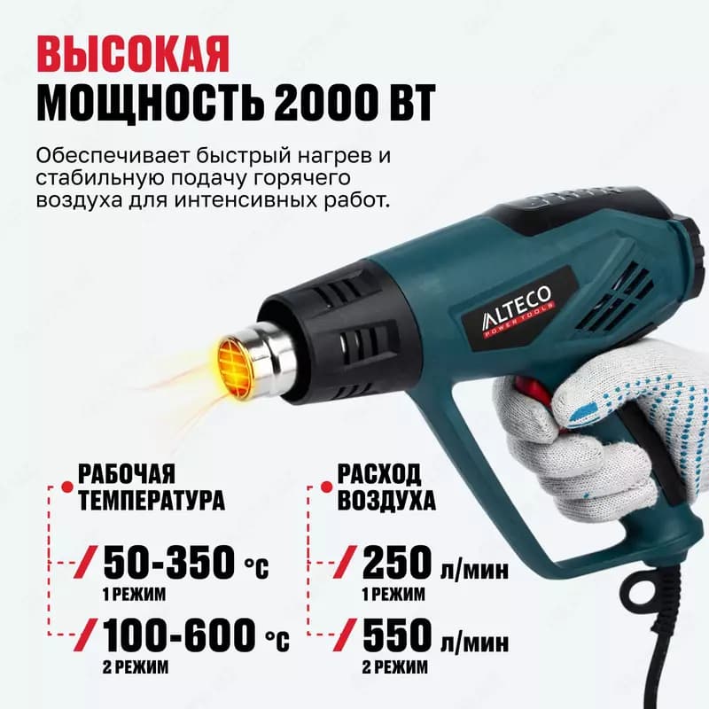 Фен технический ALTECO HG 0608 — 3