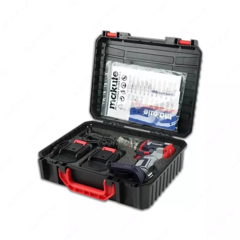Аккумуляторный шуруповерт Makute CID-121-10-2BL - компактный и эффективный бесщеточный электроинструмент для завинчивания шурупов и сверлени... — 2