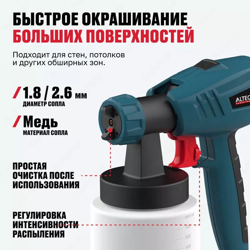 Краскораспылитель ALTECO SG 2205 — 3