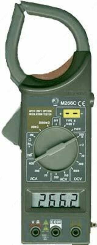 PeakMeter M266C — токовые клещи — 2