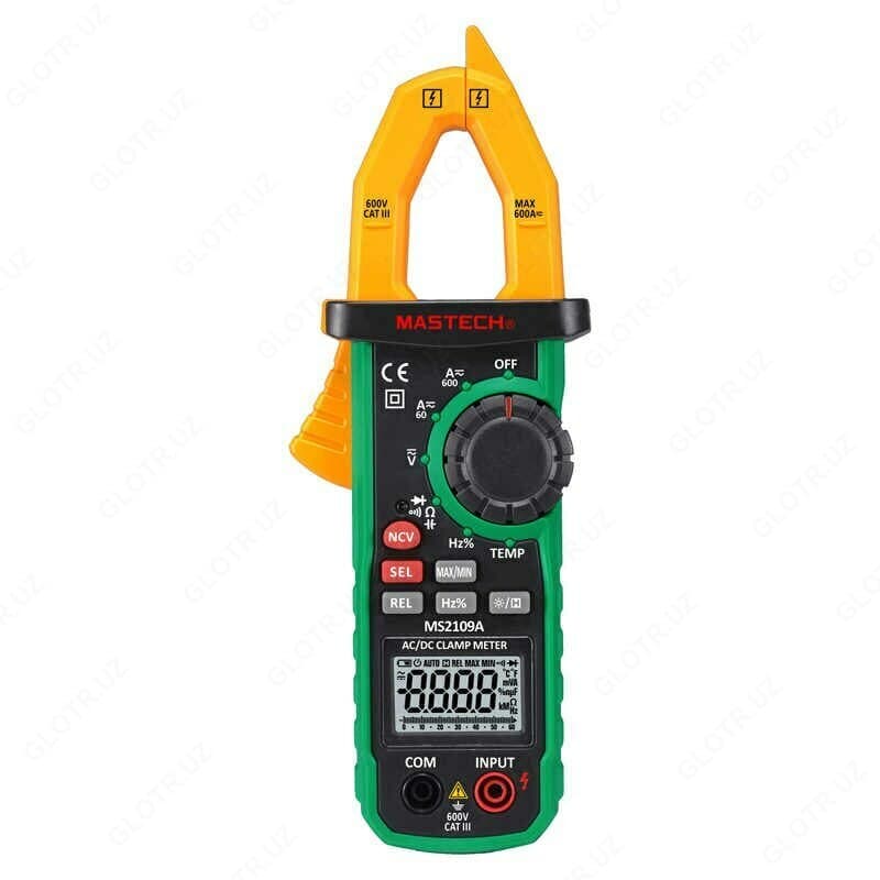 MS2109A — клещи токоизмерительные цифровые автоматические — 1