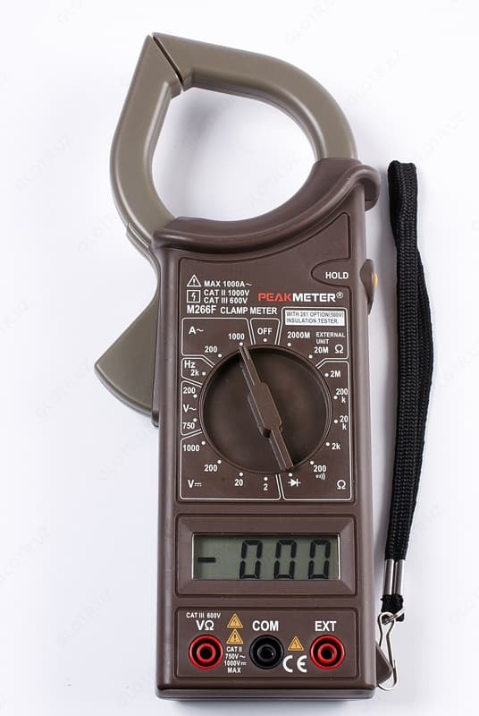 PeakMeter M266F — токовые клещи — 1
