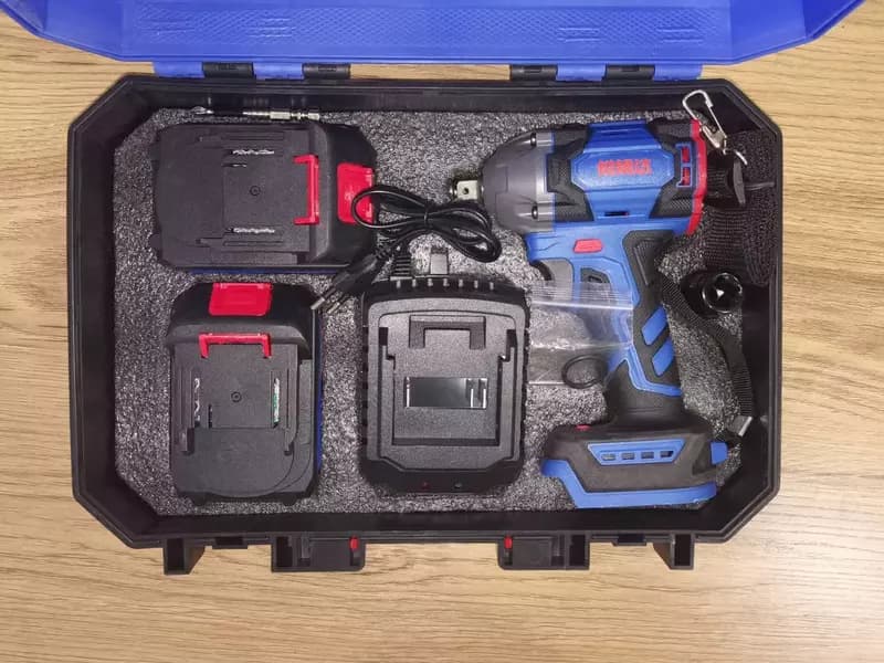Аккумуляторный ударный гайковерт 21V | 380 Н·м (2 аккумулятора, 1 зарядка, полый вал) — 2