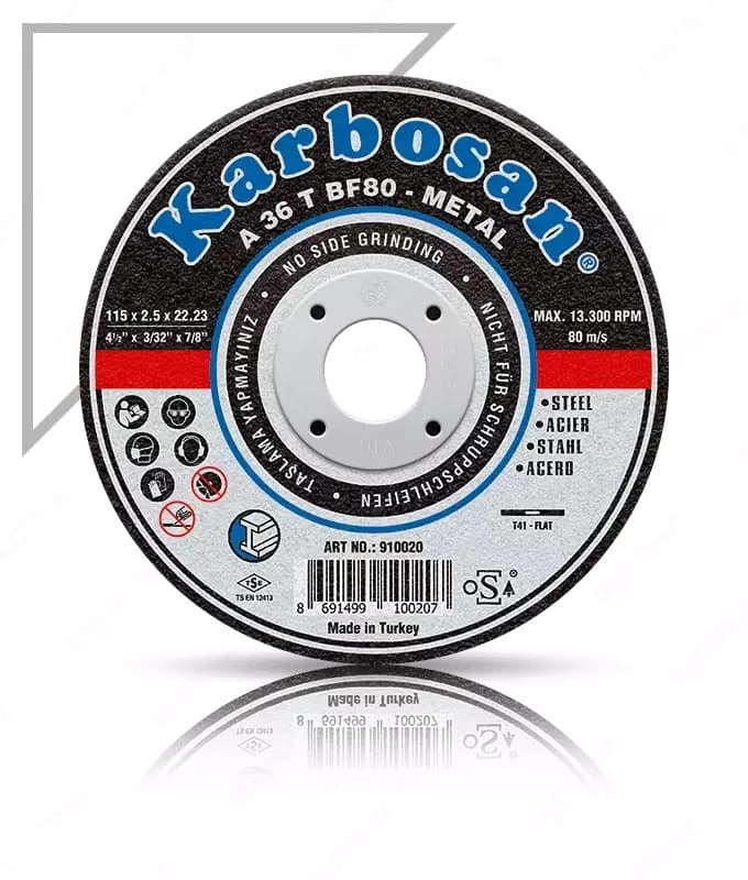 METAL KESME TASI / Диск отрезной по металлу ”Karbosan” (230х1,9х22) (Арт.10490)(Турция) — 1