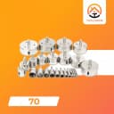 Коронка для Кафеля (70)