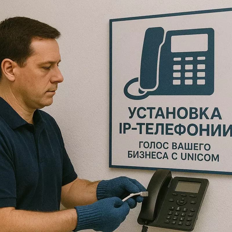 Установка IP-телефонии — голос вашего бизнеса с UNICOM — 1