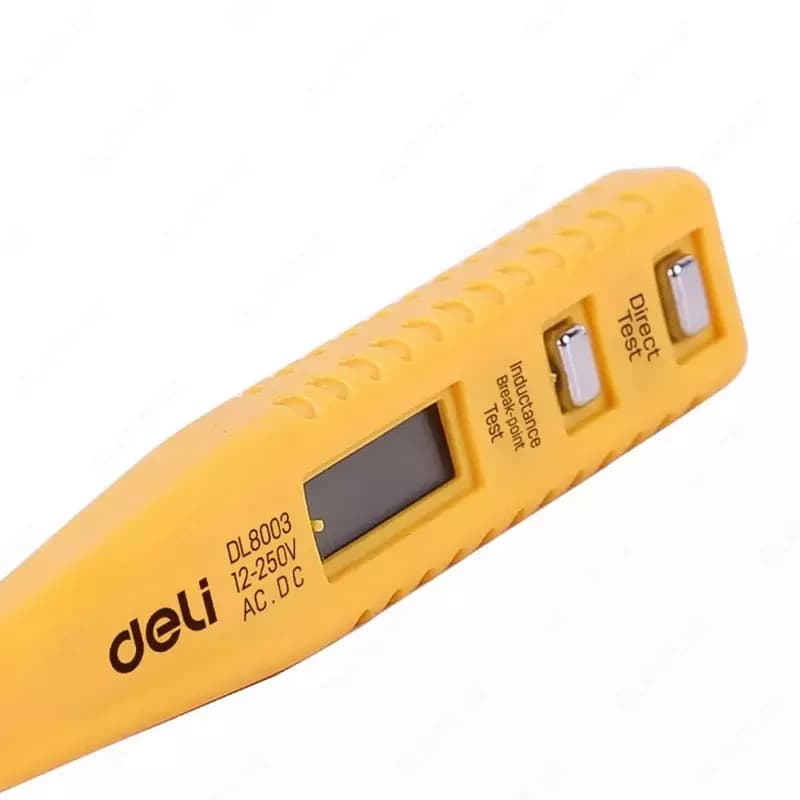 Вольтметр 12-220V AC/DC EDL8003 Deli — 3