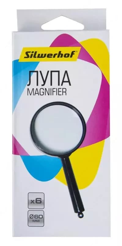 Лупа ручная 6х, диаметр 60 мм — 2