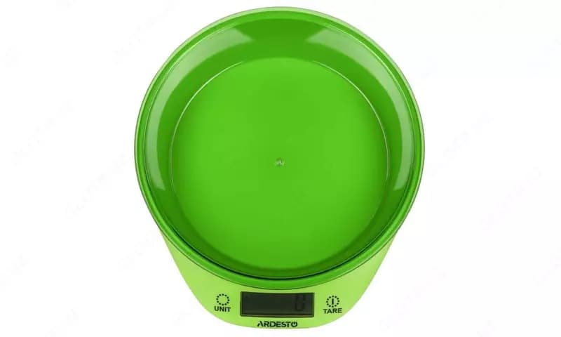 Весы кухонные Ardesto scales for kitchen 5кг, CR2032x1 included, plastic, green, SCK-900BGR — 3