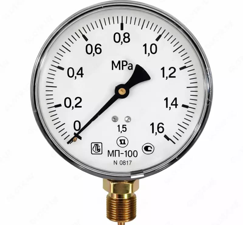 SITEM Манометр газовый D63 mm, 600 mbar, 1/4” — 1