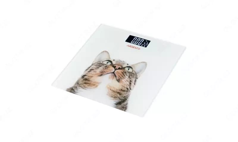 Весы напольные Ardesto scales for floor Cat, 150kg, AAAx2 included, glass, multi-colored, SCB-965CAT — 2