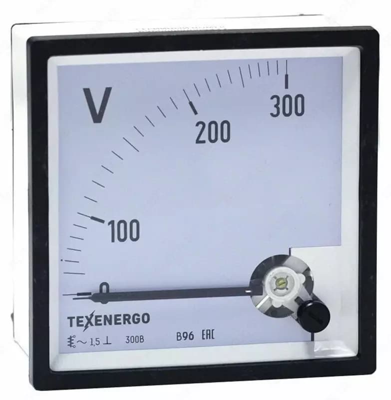 Вольтметр "TEXENERGO" В96 300В-1,5 — 2