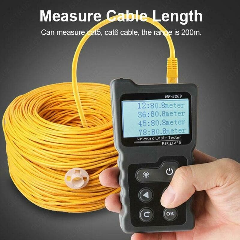 Noyafa NF-8209.Сетевой кабельный PoE тестер. — 3