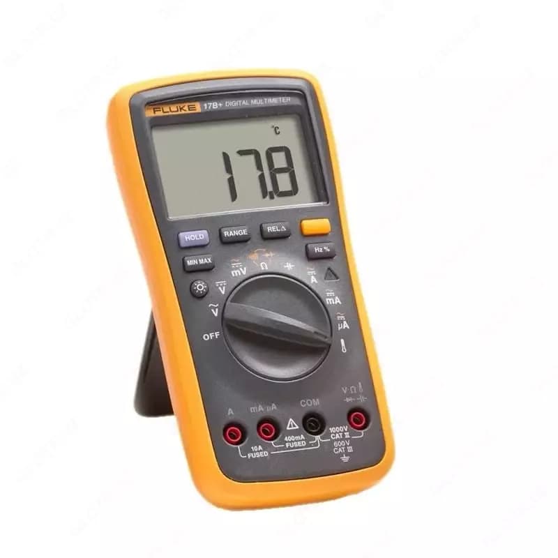 Цифровой мультиметр ”Fluke” 17B+ профессиональный тестер измерения напряжения, тока и температуры — 1