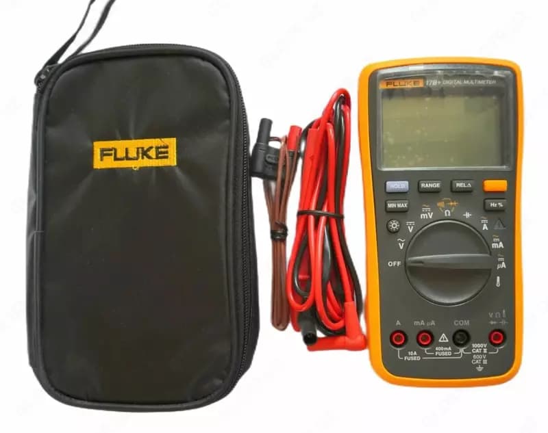 Цифровой мультиметр ”Fluke” 17B+ профессиональный тестер измерения напряжения, тока и температуры — 4
