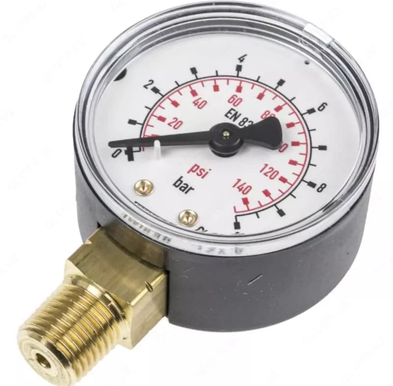 SITEM Манометр вертикальный D50 mm, 10 bar, 1/4” — 1