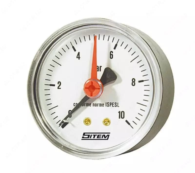 SITEM Манометр горизональный D50 mm, 6 bar, 1/4” — 1