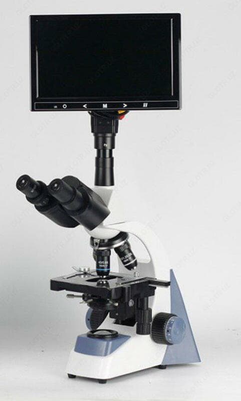 Микроскоп тринокулярный XSP-500SM (7 дюймовый экран без возможности подключения к ПК) — 1
